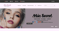 Desktop Screenshot of miasecretnails.com